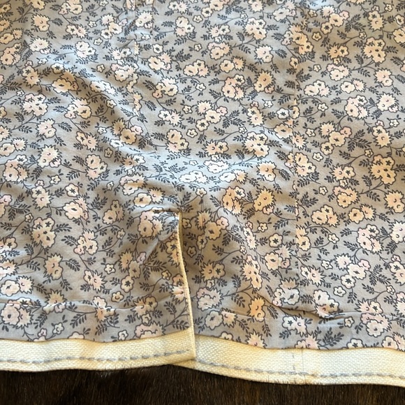 EUC BODEN jacket in linen/cotton blend. Creamy white, pick-stitched in grey - Picture 10 of 12